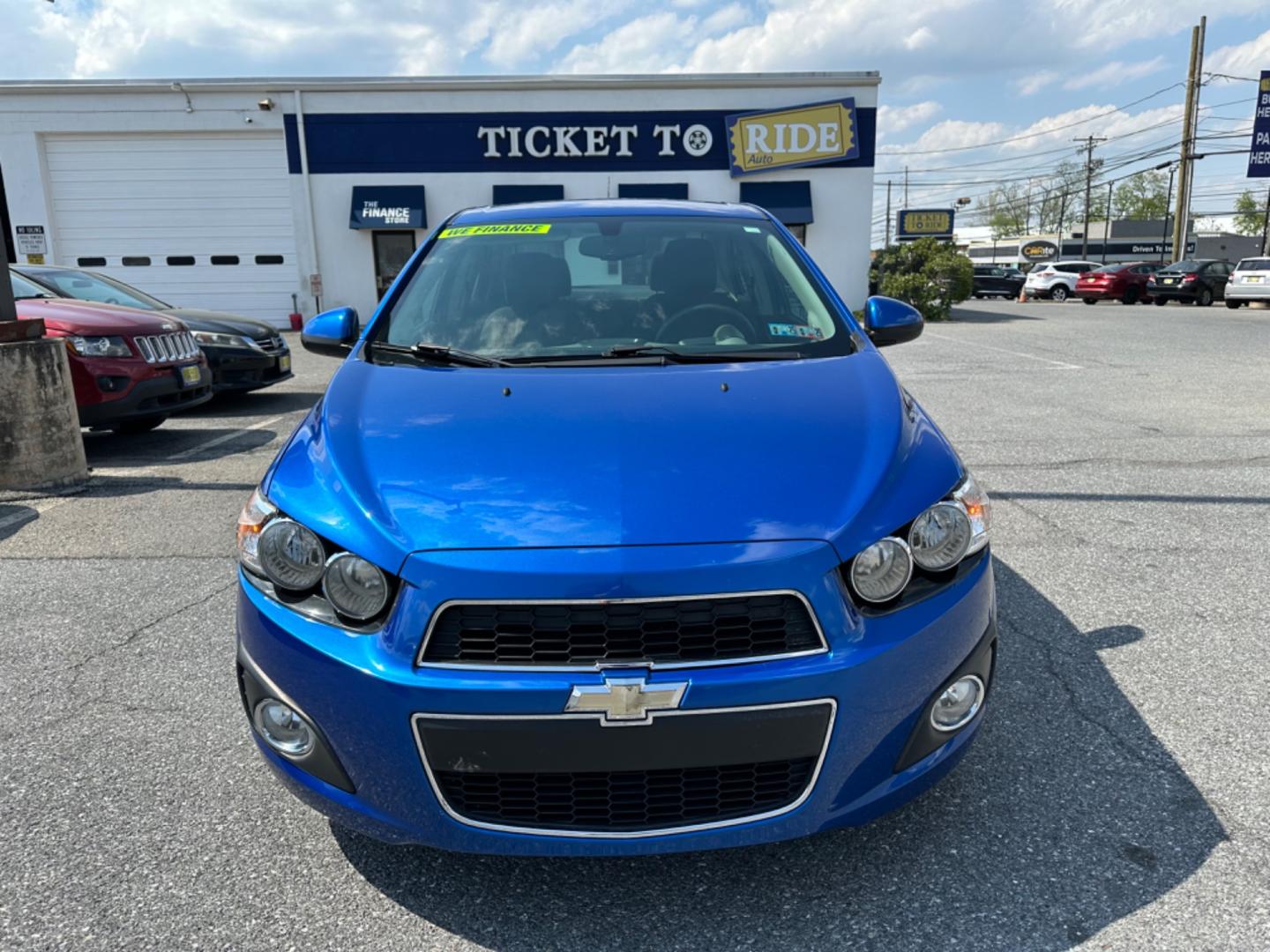 2016 BLUE Chevrolet Sonic LT Auto Sedan (1G1JC5SG6G4) with an 1.8L L4 DOHC 24V engine, 6A transmission, located at 1254 Manheim Pike, Lancaster, PA, 17601, (717) 393-9133, 40.062870, -76.323273 - Photo#1